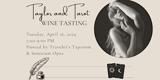 Imagem principal do evento Taylor and Tarot Wine Tasting