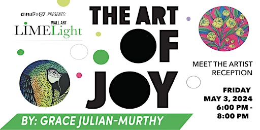 Imagem principal do evento The Gallery@57 LIMELight: THE ART OF JOY