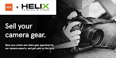 Imagem principal do evento Sell your camera gear (free event) at Helix Camera & Video