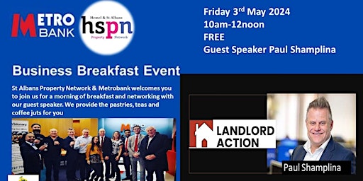 Primaire afbeelding van Property Breakfast Meet with MetroBank Guest Speaker Paul Shamplina