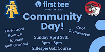 Imagem principal do evento First Tee Central Carolina Community Day