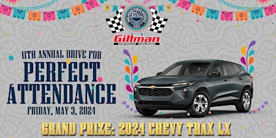 Image principale de Drive for Perfect Attendance 2024