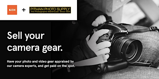 Imagem principal do evento Sell your camera gear (free event) at Pitman Photo Supply