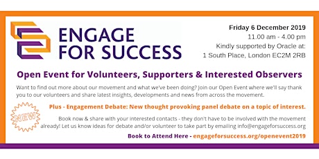 Engage for Success Open Event 2019 primary image