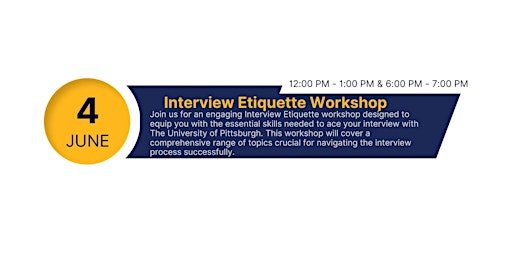 Hauptbild für Interview Etiquette Workshop