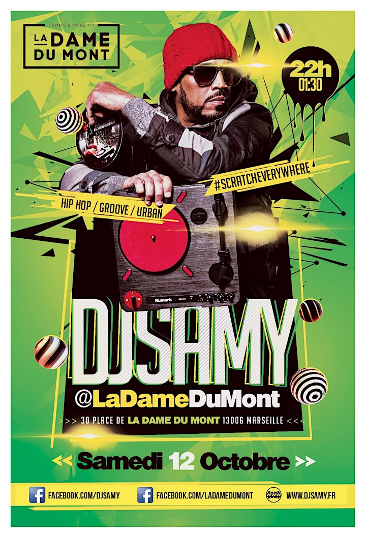 DJ SAMY @ La Dame Du Mont | Hip Hop | Groove & Urban Music image