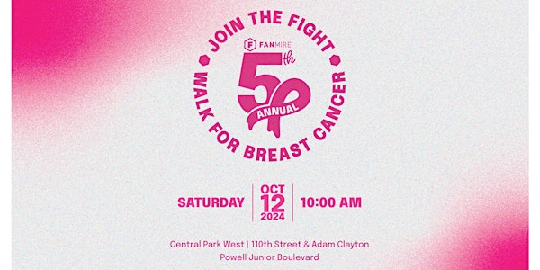 Fanmire's 5th Annual Walk for Breast Cancer