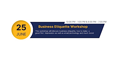 Imagem principal de Business Etiquette Workshop