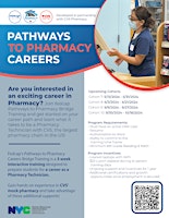 Primaire afbeelding van Fedcap's Pathway to Pharmacy Careers Info Session
