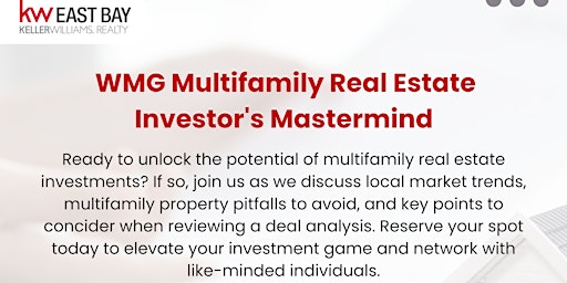 Hauptbild für WMG Multifamily Real Estate Investor's Mastermind