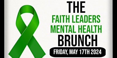 Imagen principal de The Faith Leaders Mental Health Brunch