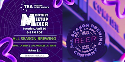 Primaire afbeelding van Monthly Meetup Mixer-  All Season Brewing Company