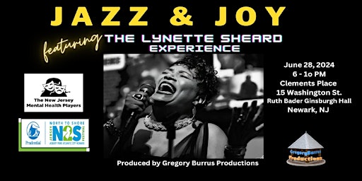 Imagem principal do evento Jazz and Joy featuring Lynette Sheard Experience & NJ Mental Health Players