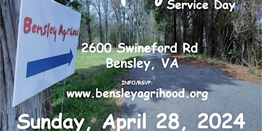 Imagem principal do evento Bensley Agrihood Site Service Day - April 2024