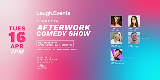 Laugh.Events Afterwork - April 16th primary image