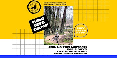 Belmont - Kids may MTB camp primary image
