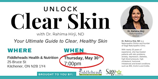 Image principale de Unlock Clear Skin: Your Ultimate Guide to Clear, Healthy Skin