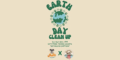 Earth Day Clean Up with AJ's Dog Bakery & Doggie Diggz