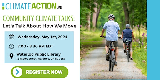 Primaire afbeelding van Community Climate Talks: Let's Talk About How We Move