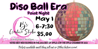 Disco Ball Paint Night  primärbild