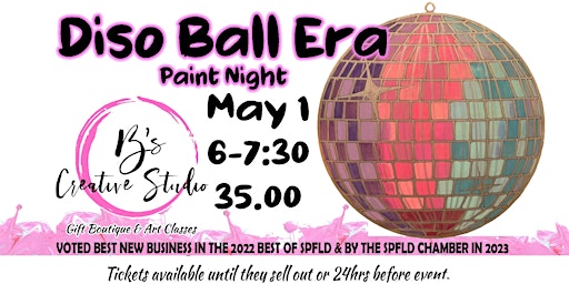 Disco Ball Paint Night primary image
