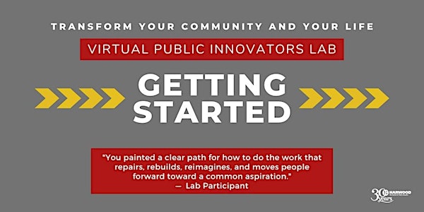 Virtual Public Innovators Lab: Getting Started (August 2024)
