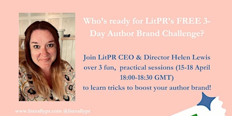 The Ultimate Author Brand Launch - 3 Day Challenge (APRIL)