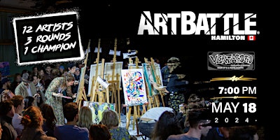 Imagem principal do evento Art Battle Hamilton - May 18, 2024