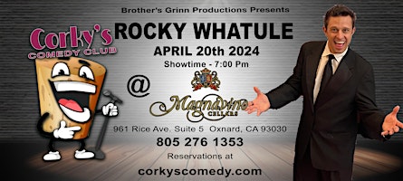 Primaire afbeelding van CORKYS COMEDY CLUB - ROCKY WHATULE