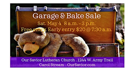 Church Garage & Bake Sale, Sat. May 4
