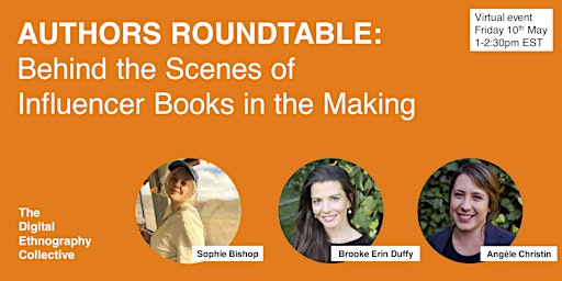 Hauptbild für AUTHORS ROUNDTABLE: Behind the Scenes of Influencer Books in the Making