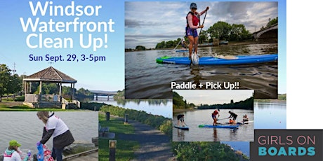 Windsor Waterfront Clean Up! On Land & On Paddle Board Garbage Collection primary image