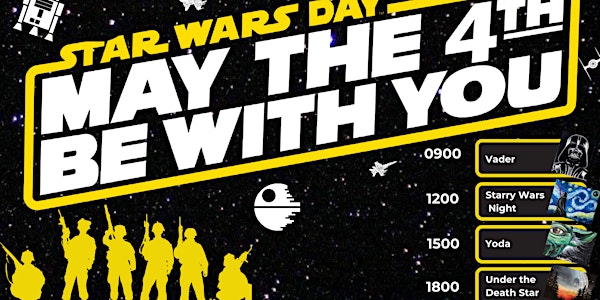 Stars & Stripes: May the 4th Be With You- Paint The Galaxy Event