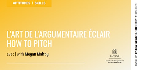 CEE: L’art de l’argumentaire éclair | EMC: How to Pitch