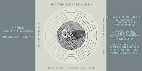 A FREE Poetry Reading From "She Who Sees The World" by Christine Morro