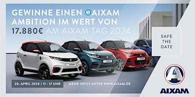 Tag der offen Tür bei AIXAM + Mega Gewinnspiel vor Ort primary image