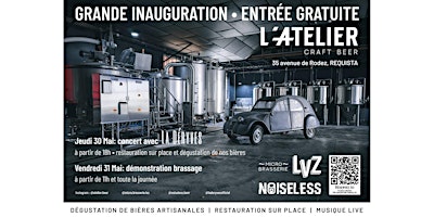 L'Atelier - Inauguration de la Brasserie primary image
