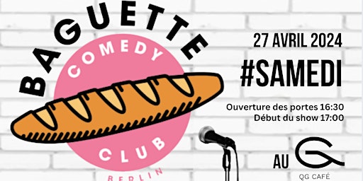 Imagem principal do evento Baguette Comedy Club #SAMEDI