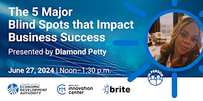 Imagem principal do evento The 5 Major Blind Spots that Impact Business Success