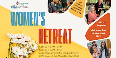 Primaire afbeelding van Women's Retreat - East Cobb UMC