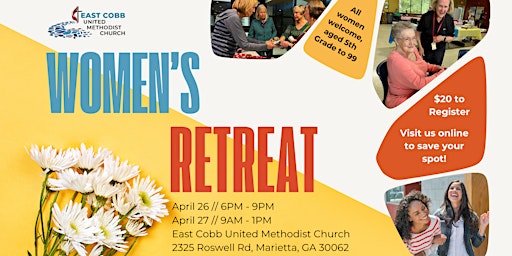 Primaire afbeelding van Women's Retreat - East Cobb UMC