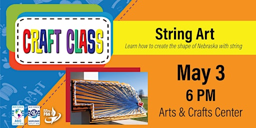 Imagem principal do evento Offutt Craft Class: String Art