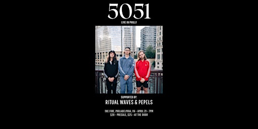 Primaire afbeelding van 5051, Ritual Waves, PEPELS + DVIZH AMERICA - Live In Philly!