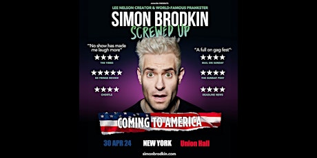 Simon Brodkin Headlines Union Hall