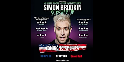 Imagen principal de Simon Brodkin Headlines Union Hall