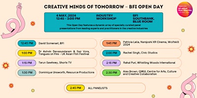 Imagem principal do evento Creative Minds of Tomorrow - BFI Open Day
