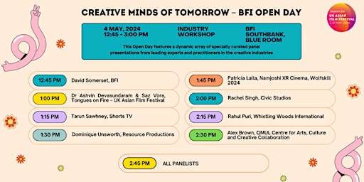 Image principale de Creative Minds of Tomorrow - BFI Open Day