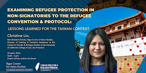 Imagen principal de Examining Refugee Protection in Taiwan
