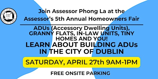 Primaire afbeelding van Alameda County Assessor's 5th Annual Homeowners Fair