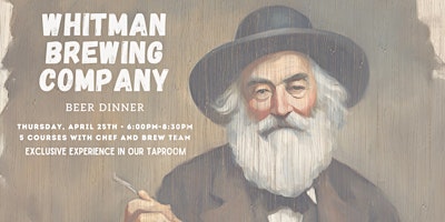 Imagem principal do evento Whitman Brewing Company Beer Dinner